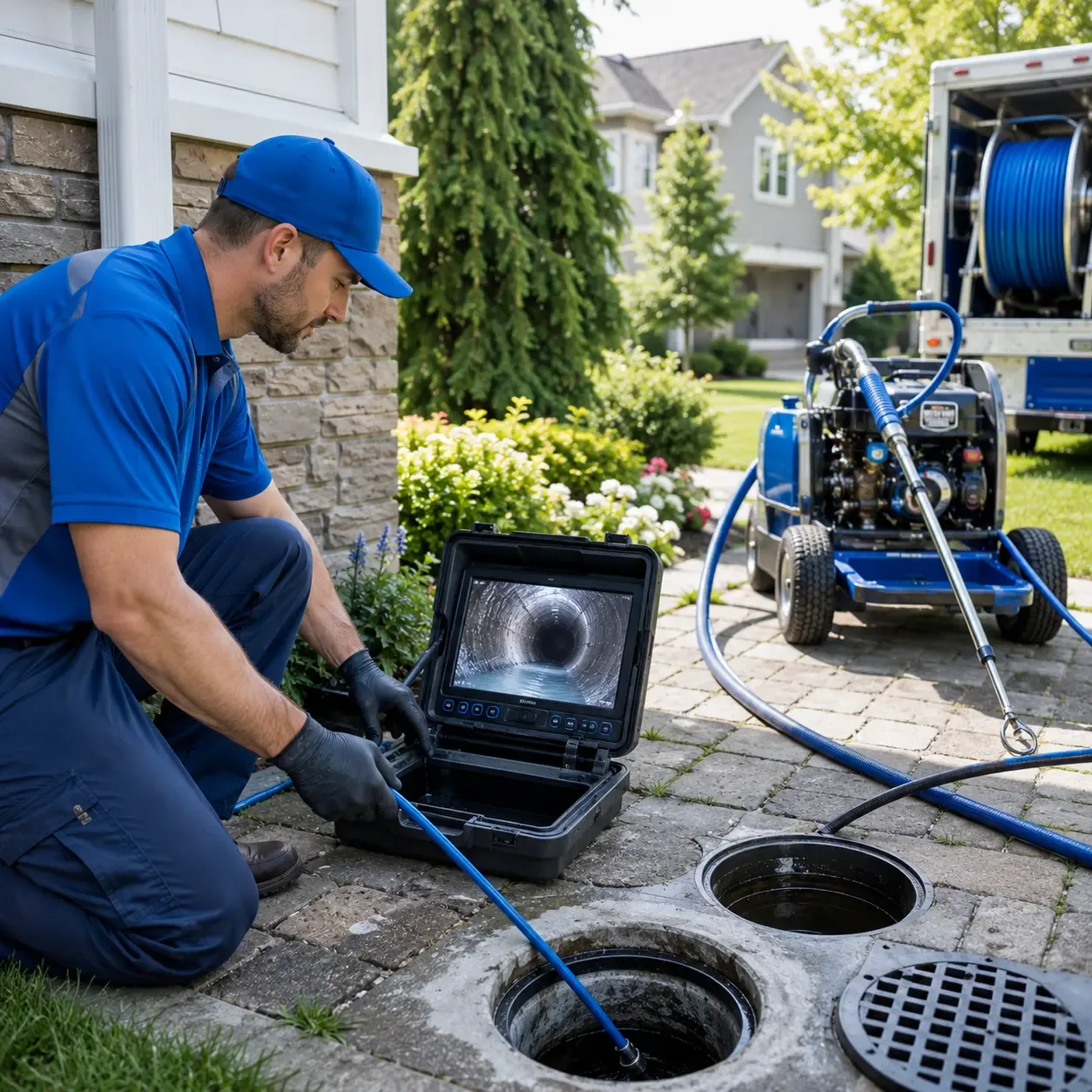 Outdoor drain cleaning professionals serving Greenville, ME